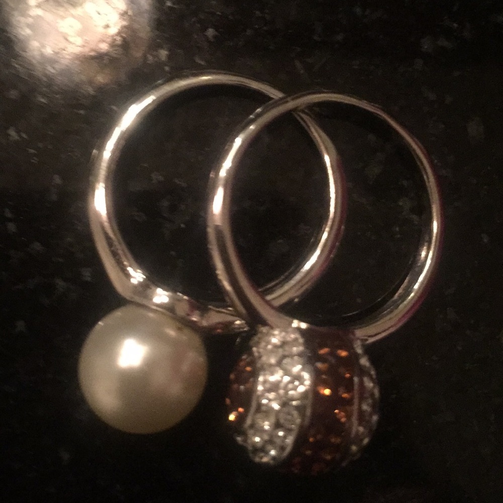 EC STACKABLE RINGS. FAUX STONES - Picture 4 of 7